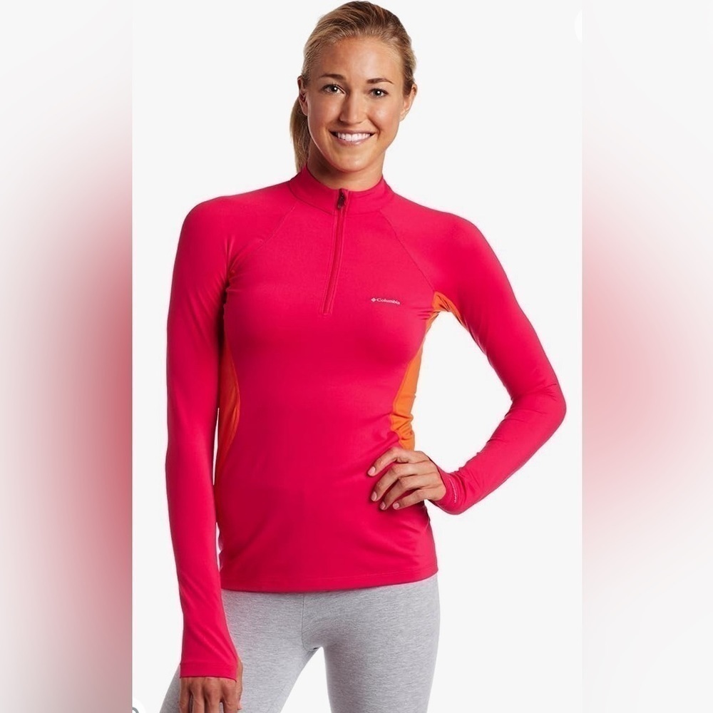 Columbia Sportswear Womens Baselayer Long Sleeve 1/2 Zip size Xl